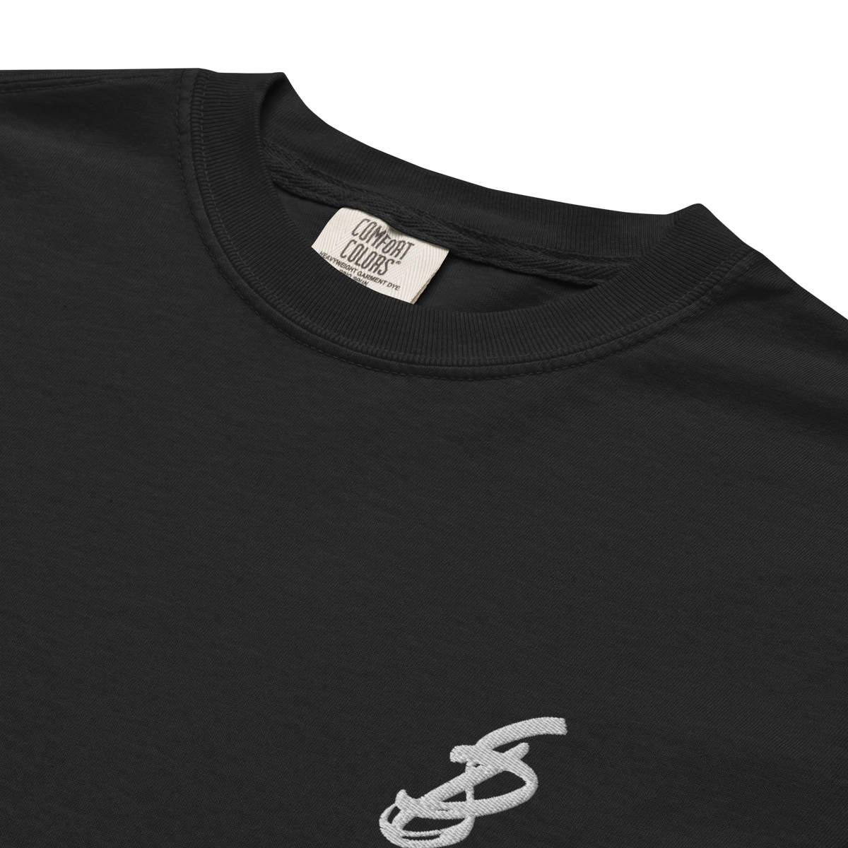 Athena | Elysium | T-Shirt | Black | Closeup Front | Sylk Dynasty