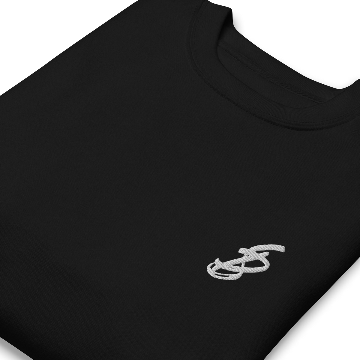 Cherry Blossoms | Kanagawa | Sweatshirt | Black | Folded 1 | Sylk Dynasty