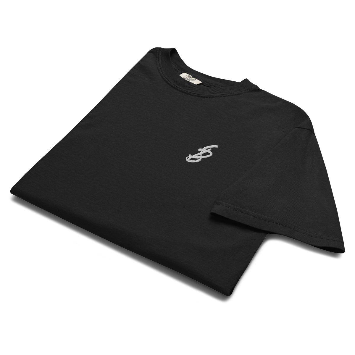 Cherry Blossoms | Kanagawa | T-Shirt | Black | Folded | Sylk Dynasty
