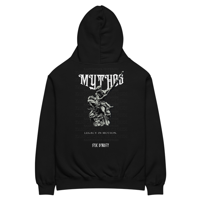 Mythos | Elysium | Hoodie | Black | Flat Back | Sylk Dynasty