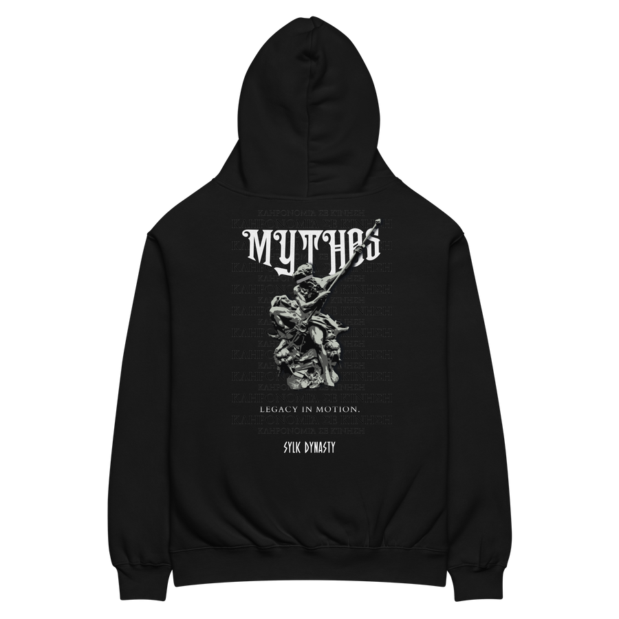 Mythos | Elysium | Hoodie | Black | Flat Back | Sylk Dynasty