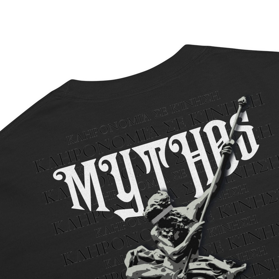 Mythos | Elysium | T-Shirt | Black | Closeup Back | Sylk Dynasty