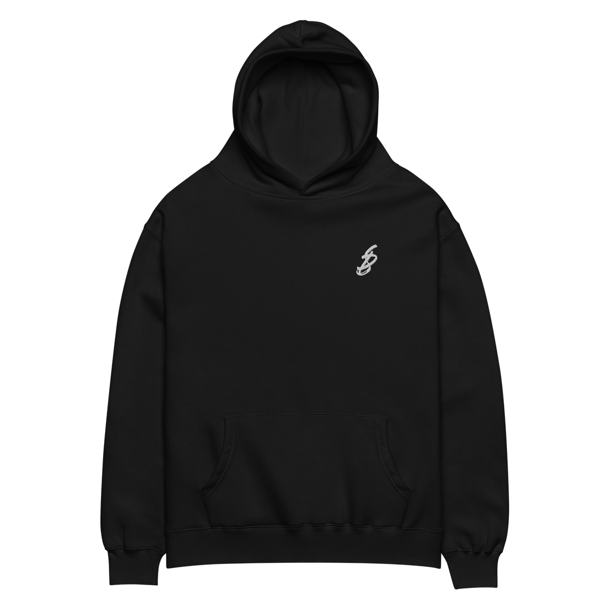 Waves | Kanagawa | Hoodie | Black | Flat Front | Sylk Dynasty