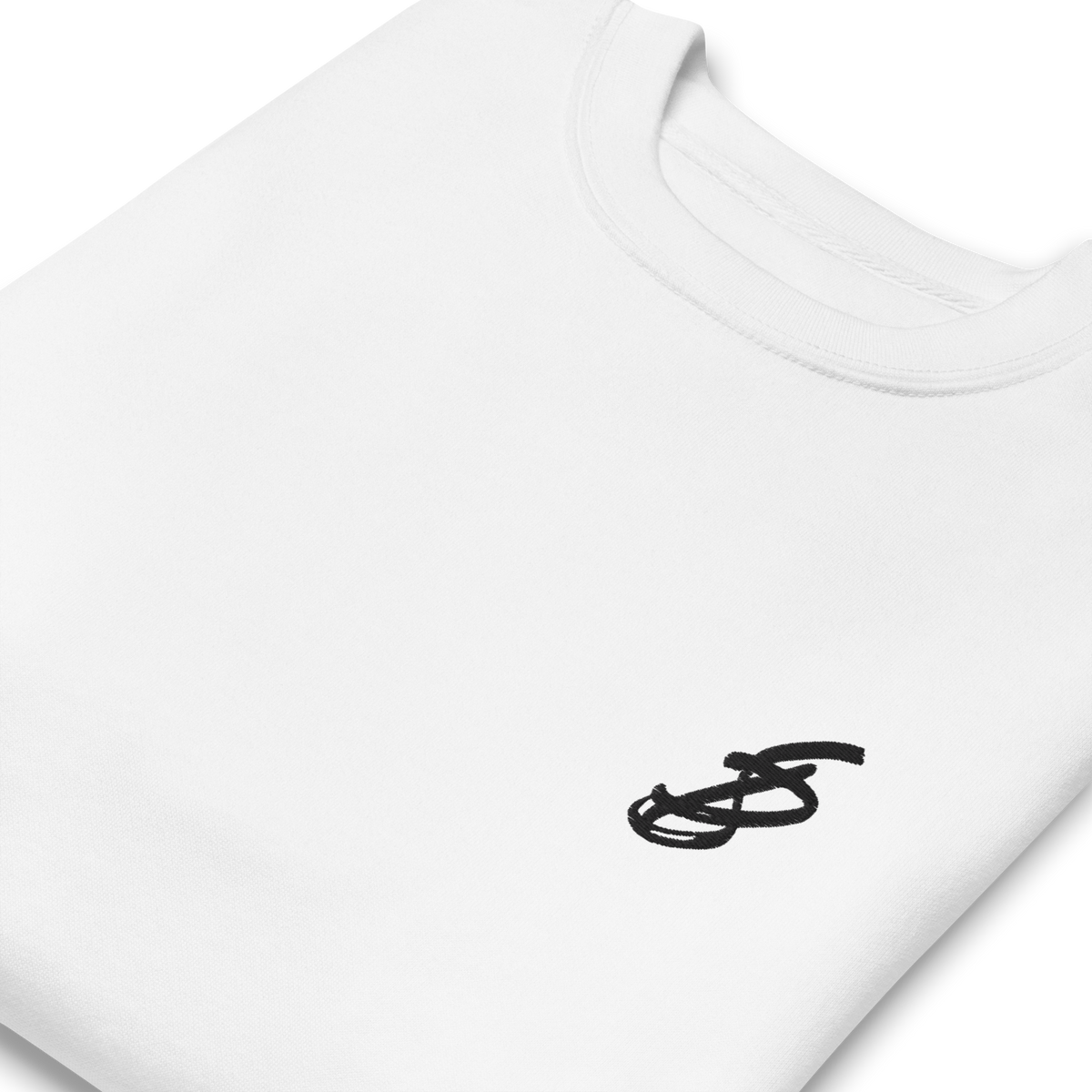 Waves | Kanagawa | Sweatshirt | White | Folded 1 | Sylk Dynasty
