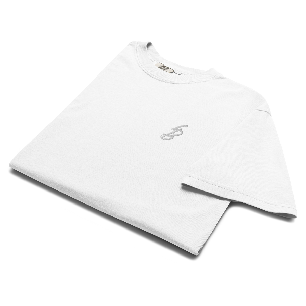 Waves | Kanagawa | T-Shirt | White | Folded | Sylk Dynasty